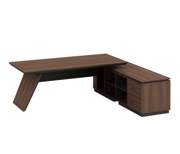 Executive Director Office Desk – Director Table UDL DT-411 with 32 mm laminated top, 16 mm laminated legs and side table